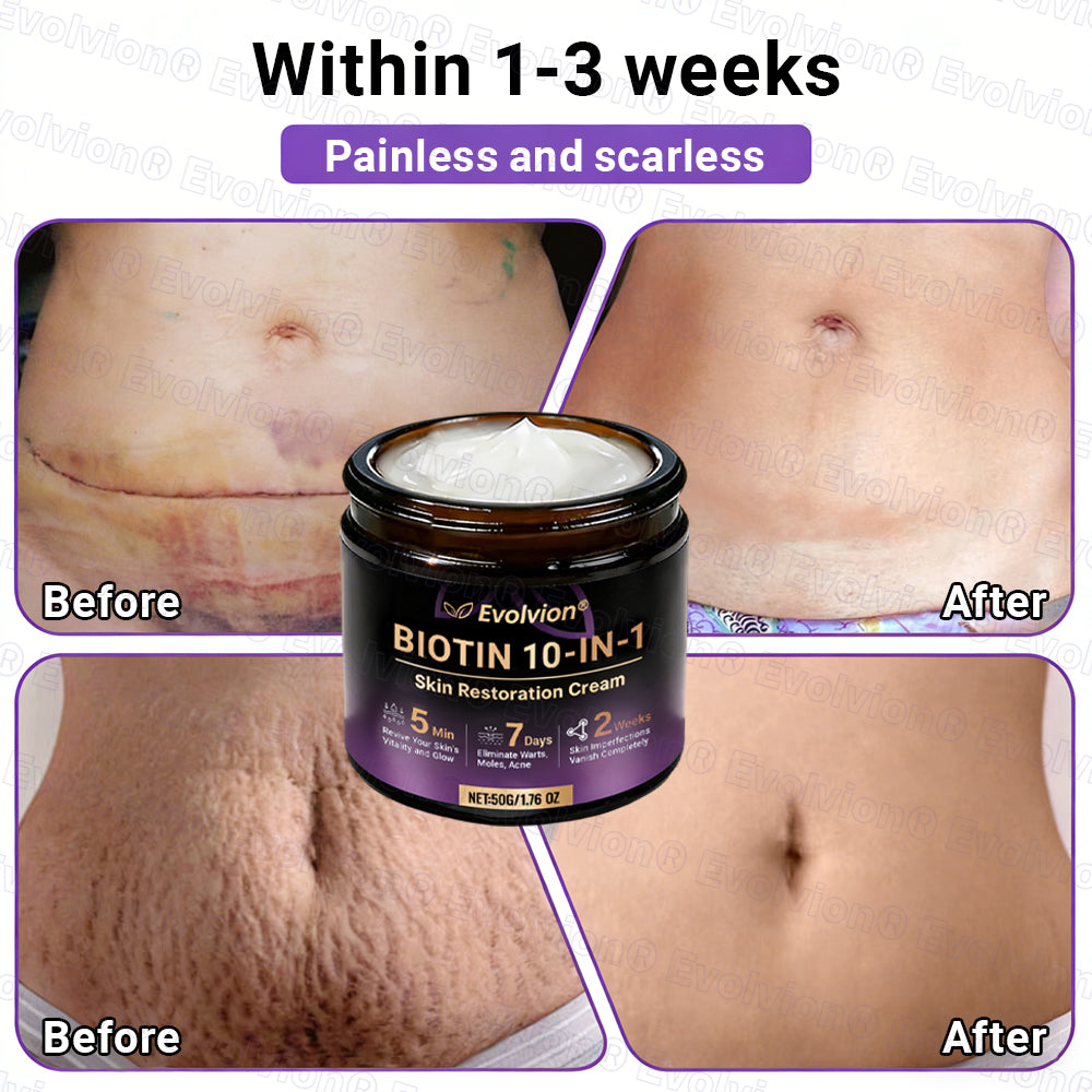 Made and Shipped from Australia ✨ Evolvion® Biotin 10-in-1 Skin Restoration Cream 🚀