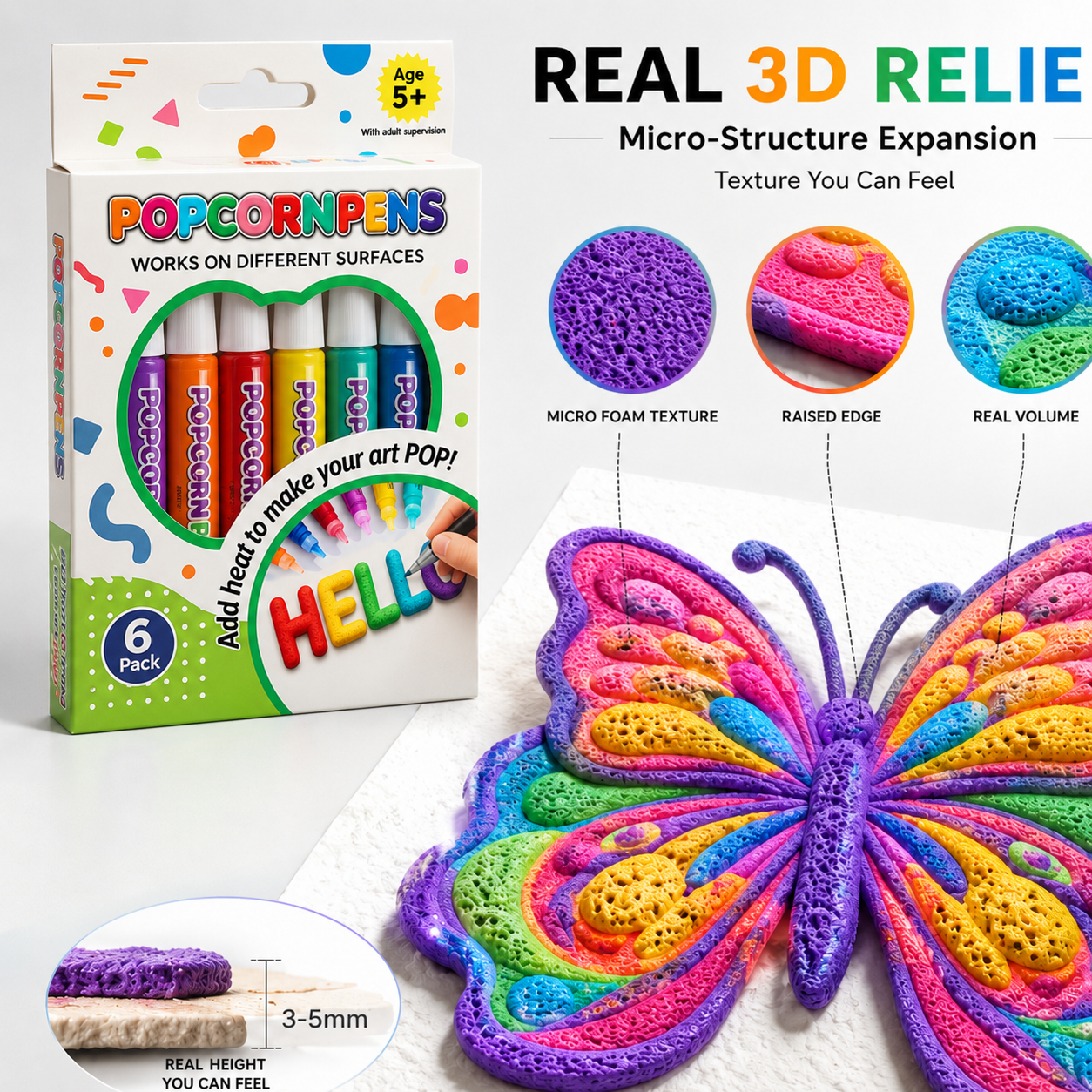 Save 50% by ordering today丨IEY® 3D Relief Art Pen – Turn Flat Drawings Into Touchable 3D Art🪄