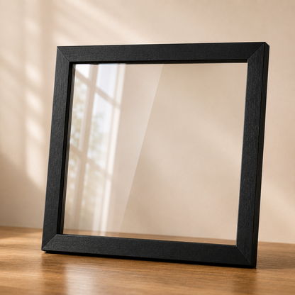 Wooden TransparentHandprint Frame Set, DIYFamily Memorial Gift Kit