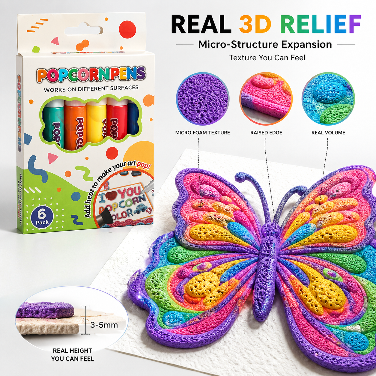 Save 50% by ordering today丨IEY® 3D Relief Art Pen – Turn Flat Drawings Into Touchable 3D Art🪄 (up)