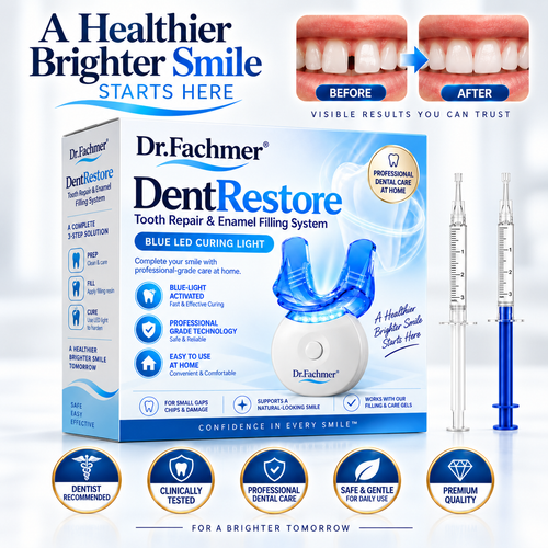 Dr.Fachmer® DentRestore Tooth Repair & Filling System🎯