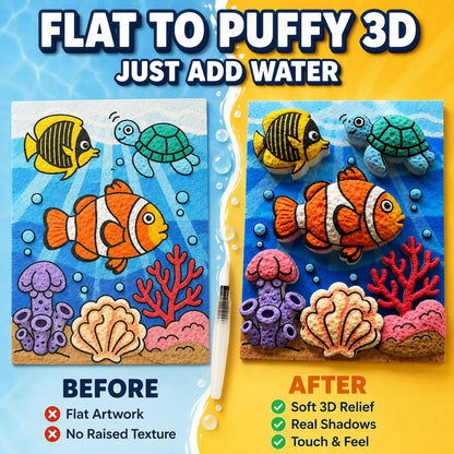 IEY® 3D Puffy Texture Paper🍔