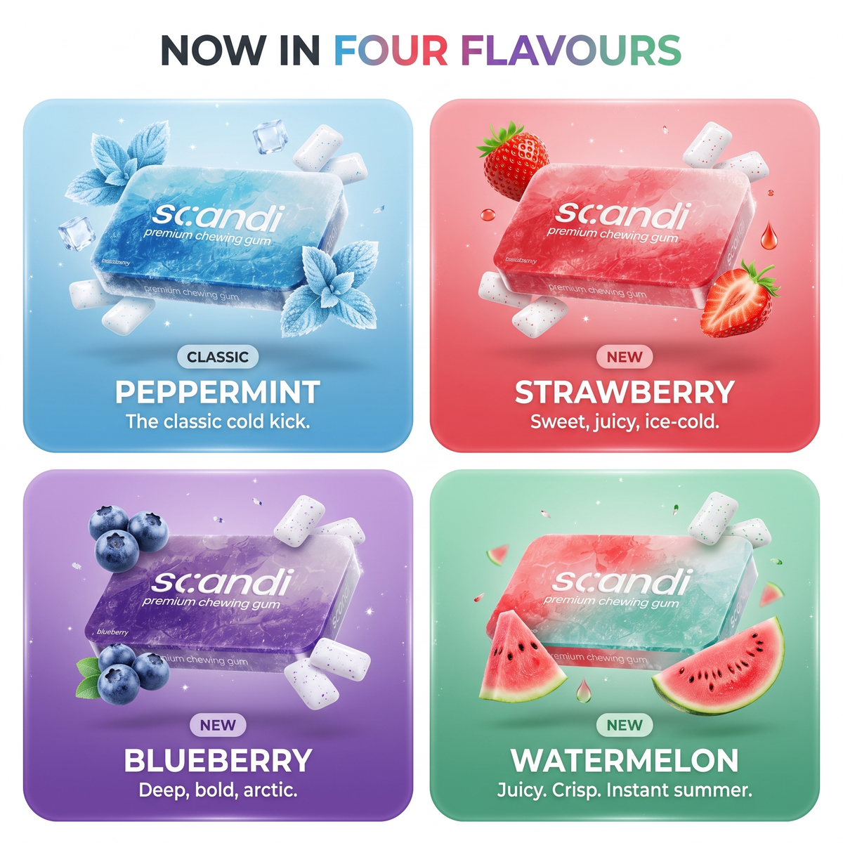 Scandi functional chewing gum product detail