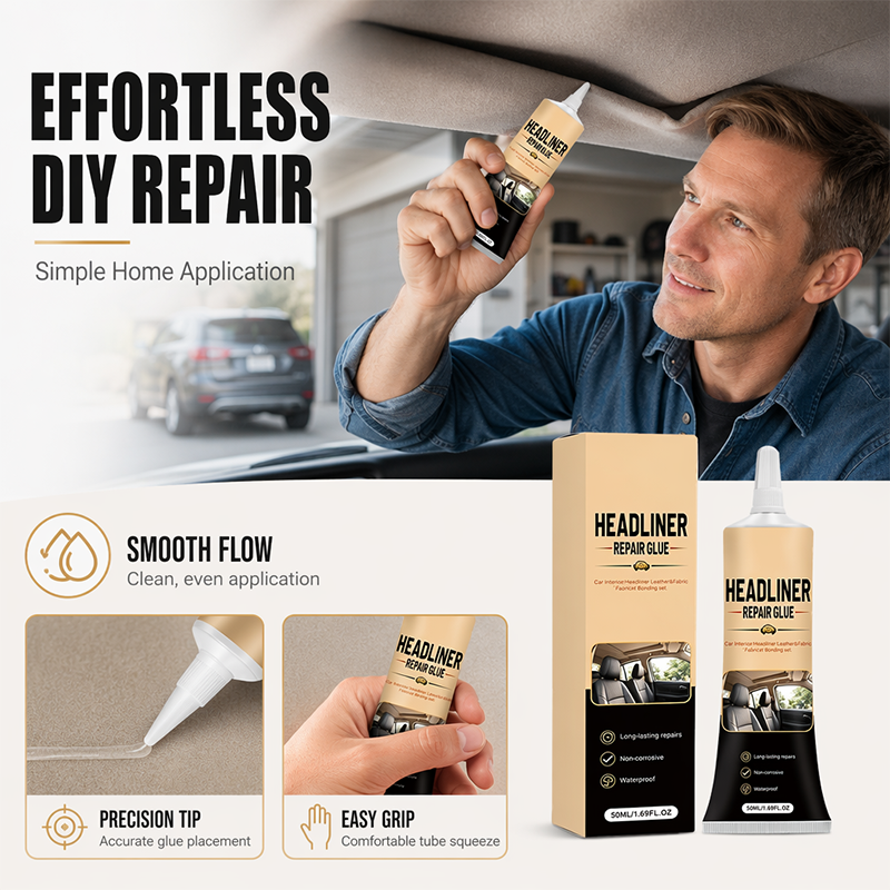 🚗 Fix Your Car’s Sagging Headliner in Minutes 🔧