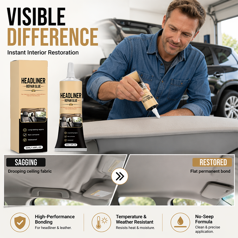 🚗 Fix Your Car’s Sagging Headliner in Minutes 🔧