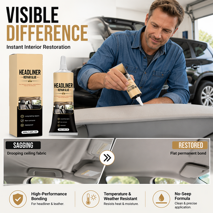 🚗 Fix Your Car’s Sagging Headliner in Minutes 🔧